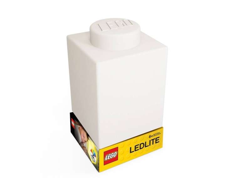 LEGO - Silicone Brick - Night Light w/LED - White