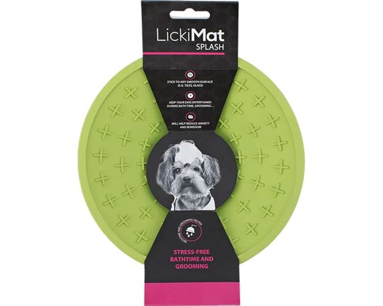 LICKI MAT - Dog Bowl Splash Green 19Cm - (645.5326)