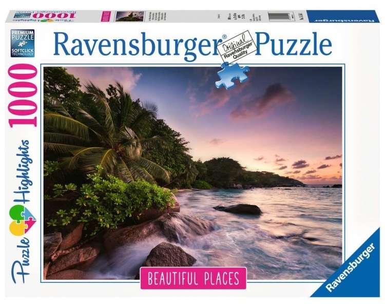 Rompecabezas Ravensburger - 1000 Piezas - Isla Praslin, Seychelles (10215156)