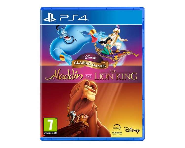 Disney Classic Games: Aladdin and The Lion King, Juego para Consola Sony PlayStation 4 , PS4