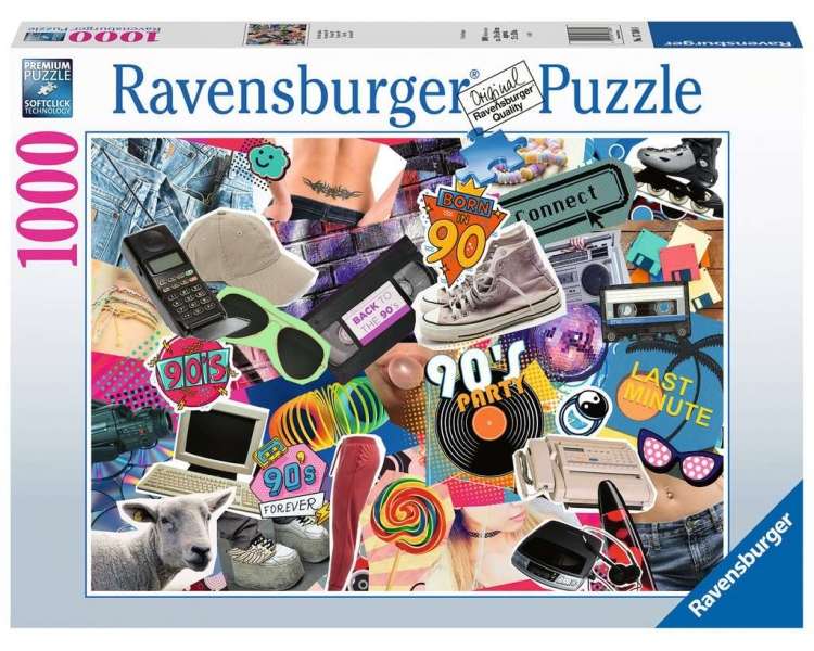 Rompecabezas Ravensburger - Los años 90 - 1000 piezas - (10217388)