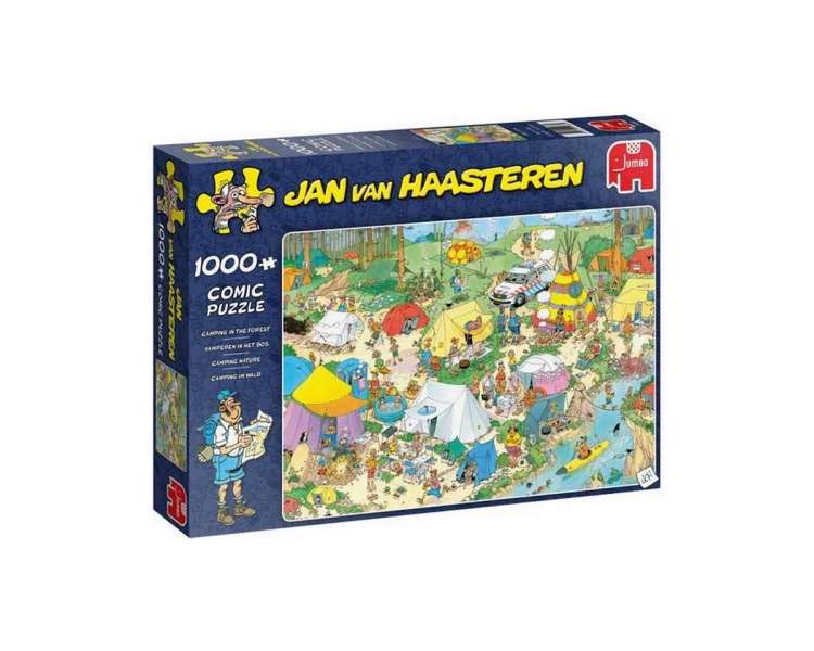 Jan van Haasteren - Camping in the Forest (1000 pieces) (JUM9086)