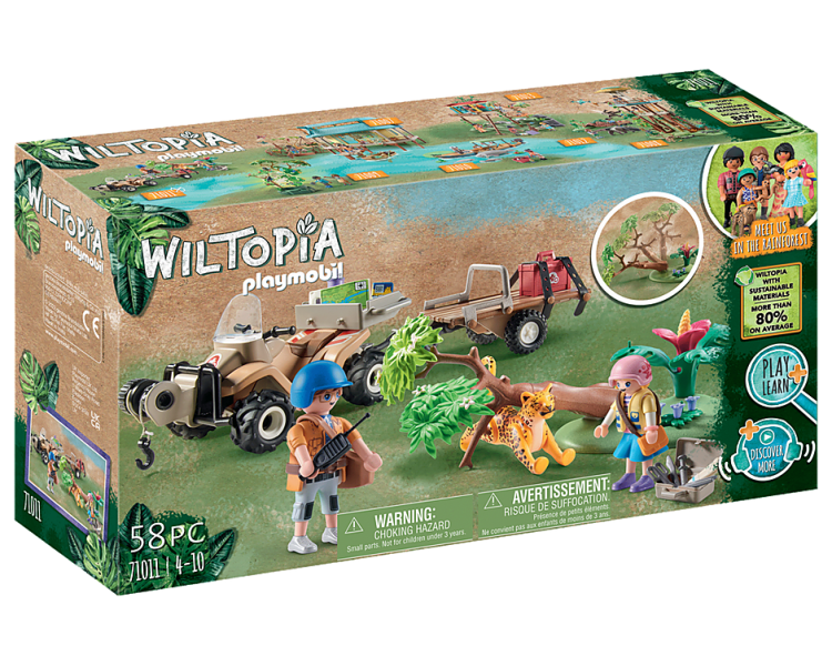 Playmobil - Wiltopia  - Animal Rescue Quad (71011)