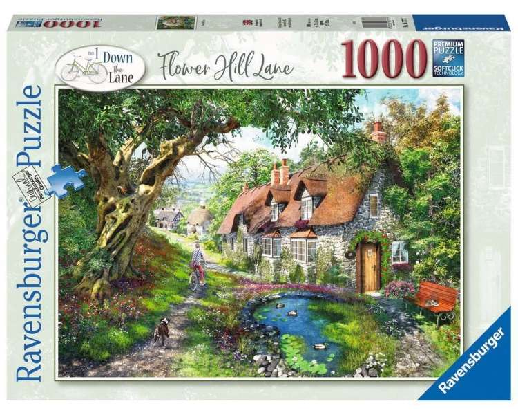 Rompecabezas Ravensburger - 1000 - Flower Hill Lane (10216777)_x000D_