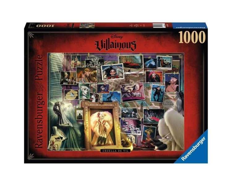 Ravensburger - Villainous :Cruella De Vil 1000p (10216886)