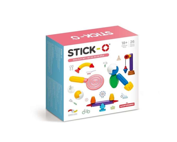 Stick-O, Set de juego de rol 26 piezas (902005)