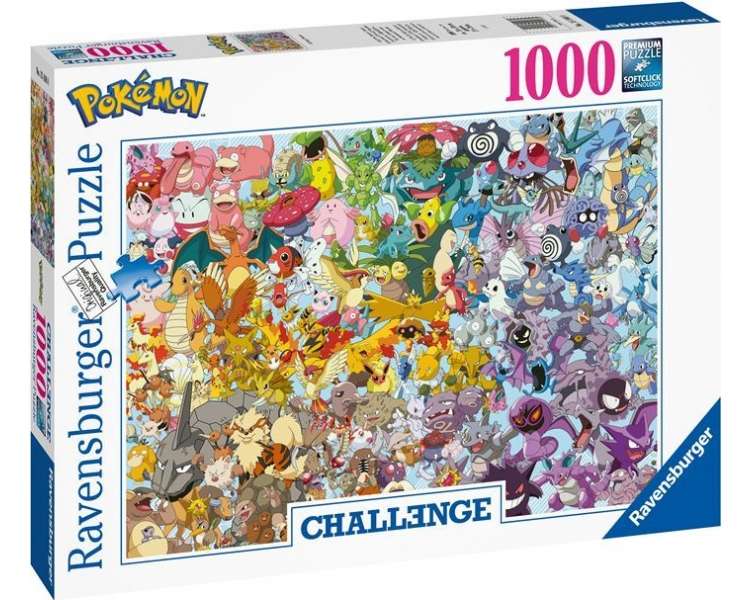 Ravensburger - Puzzle 1000 - Challenge - Pokémon (10215166)