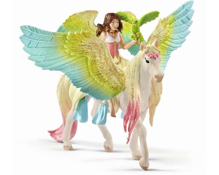 Schleich - Fairy Surah with glitter Pegasus (70566)