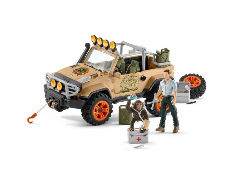 Schleich - Wild Life - 4x4 vehicle with winch (42410)