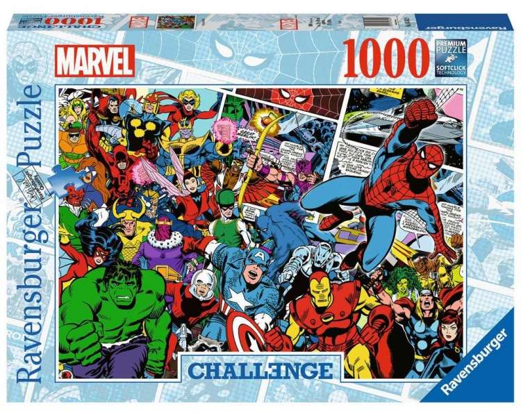 Rompecabezas Ravensburger - 1000 Piezas - Desafío - Marvel (10216562)