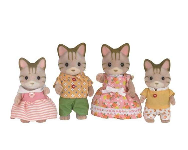 Sylvanian Families - Striped Cat Family (5180)