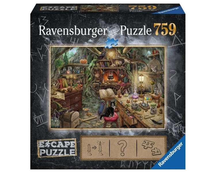 Rompecabezas Ravensburger - ESCAPE 3 - Cocina de una bruja, 759 Piezas