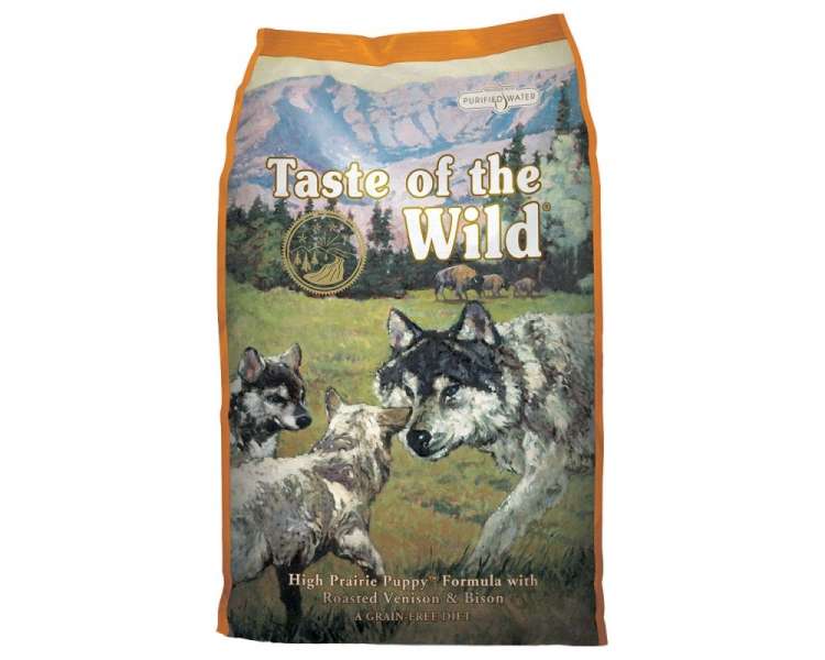 Taste of the Wild  Puppy - High Prairie w. bison 12,2 kg. - (120712)