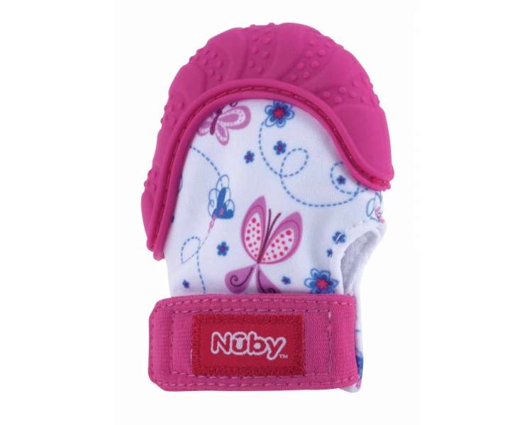 Nûby – Teething Mitten - Pink (NU-NV6804PINK)