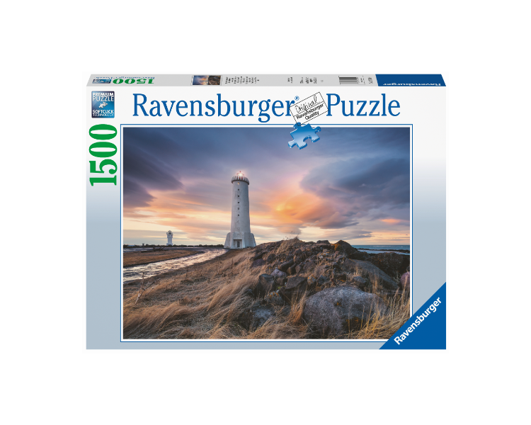 Rompecabezas Ravensburger - Faro de Akranes, Islandia 1500 Piezas (10217106)