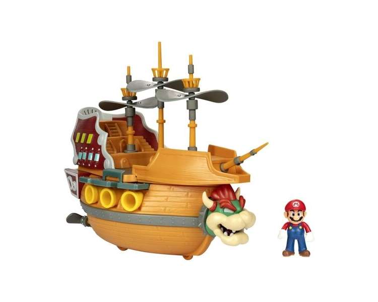 Super Mario - 2.5 Deluxe Bowser Ship Playset (404294)