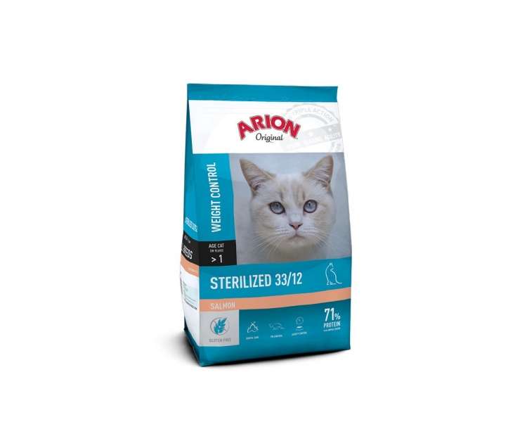 Arion - Cat Food - Original Cat Sterilized - Salmon - 7,5 Kg (105867)