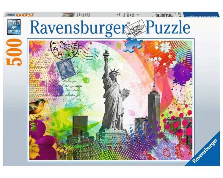 Rompecabezas Ravensburger - Postal de Nueva York 500 Piezas - (10217379)