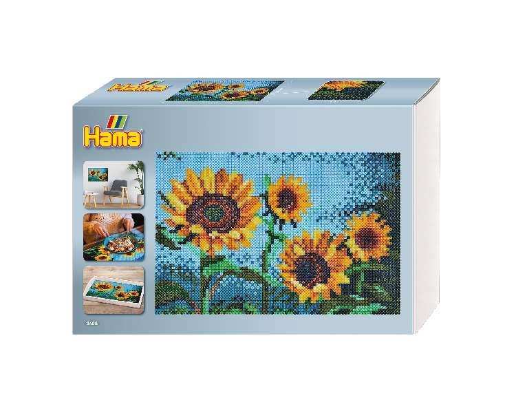 Hama, Arte Con Cuentas Midi, Girasoles (383608)