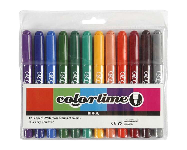 Colortime - Marker 5 mm - 12pcs (37348)