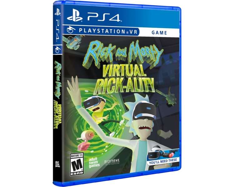 Rick and Morty Virtual Rick-Ality Juego para Consola Sony PlayStation 4 , PS4