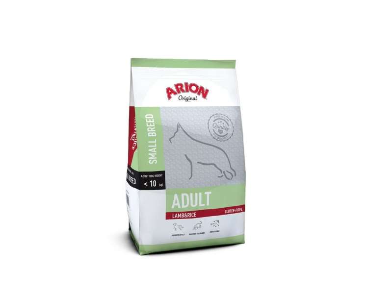 Arion - Dog Food - Adult Small - Lamb & Rice - 3 Kg (105523)