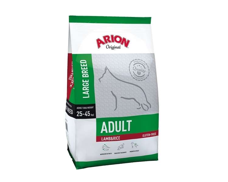 Arion - Dog Food - Adult Large - Lamb & Rice - 12 Kg (105544)