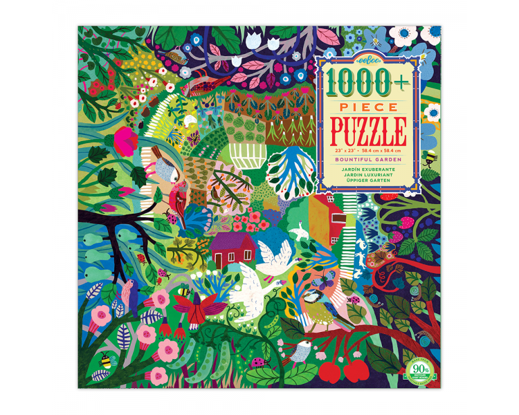 eeBoo - Puzzle - Bountiful Garden, 1000 pc (PZTBGN)