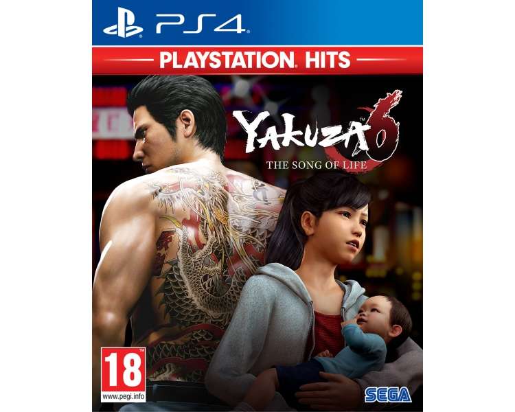 Yakuza 6: The Song of Life (PlayStation Hits) Juego para Consola Sony PlayStation 4 , PS4