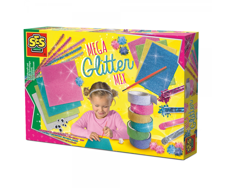 SES Creative - Mega glitter handicraft set (S14109)