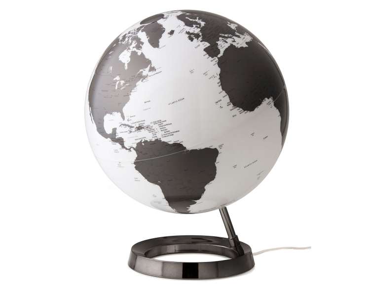 Globe Metal Bright Charcoal 30cm GB Illuminated (CHARCOAL)