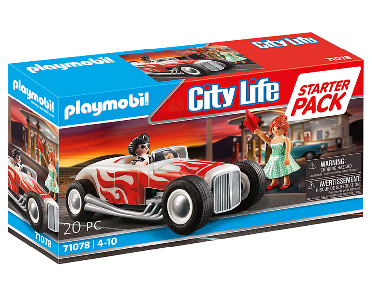 Playmobil - Starter Pack Hot Rod (71078)