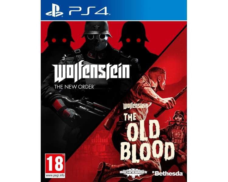 Wolfenstein Double Pack The New Order and The Old Blood Juego para Consola Sony PlayStation 4 , PS4