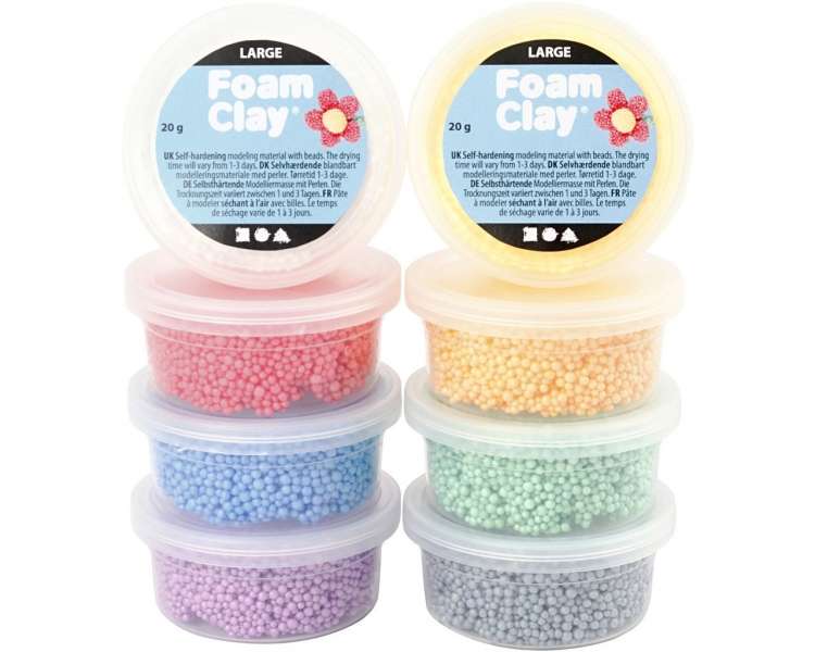 Foam Clay - Large, 8x20g (780950)