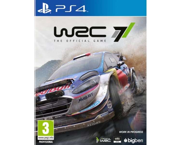 WRC 7 Juego para Consola Sony PlayStation 4 , PS4