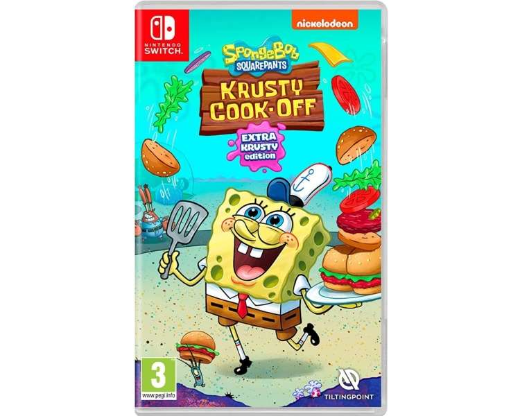 SpongeBob: Krusty Cook-Off (Extra Krusty Edition) Juego para Consola Nintendo Switch