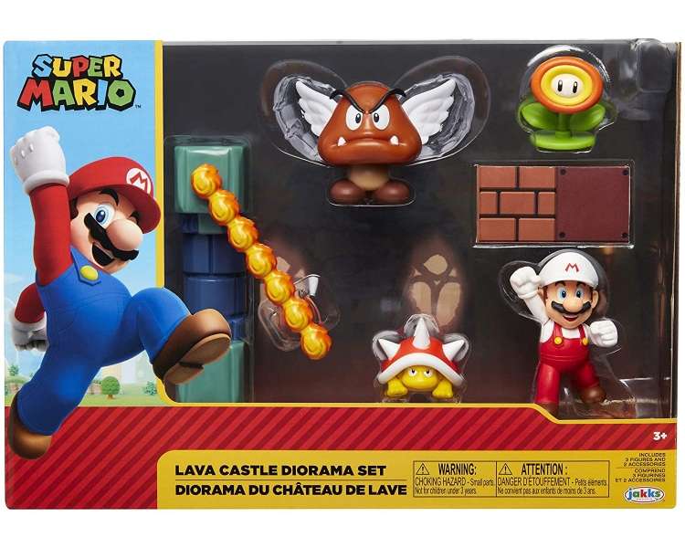 Super Mario - Lava Castle Diorama (400154)