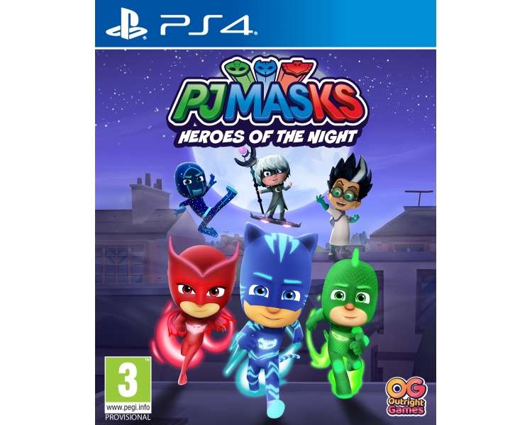 PJ Masks: Heroes of the Night Juego para Consola Sony PlayStation 4 , PS4