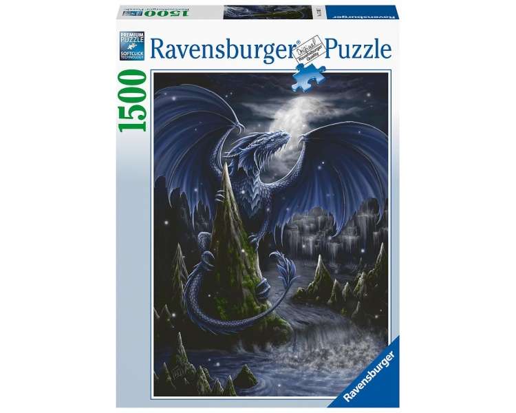 Ravensburger - The Dark Blue Dragon 1500p (10217105)