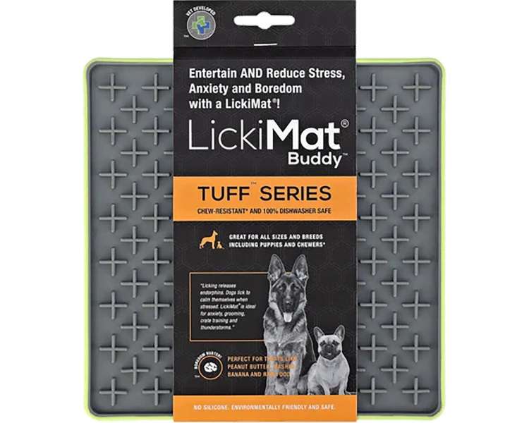 LICKI MAT - Dog Bowl Buddy Tuff Green 20Cm - (645.5452)