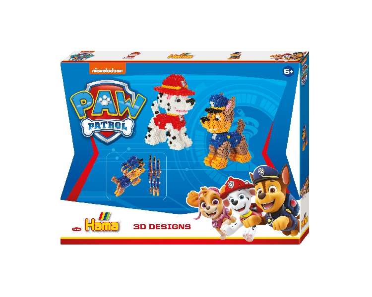 HAMA - Midi Beads - Gift Box - Paw Patrol 3D (387920)