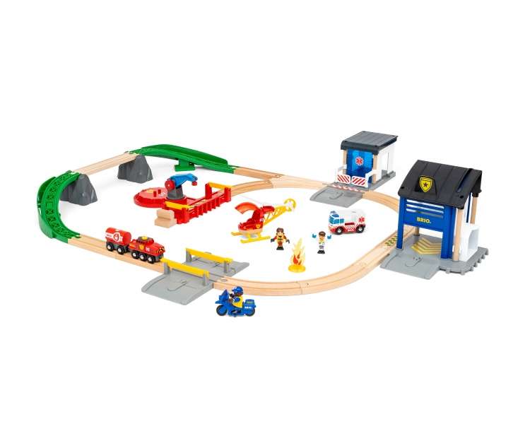 BRIO - Rescue Team Train Set - (36025)