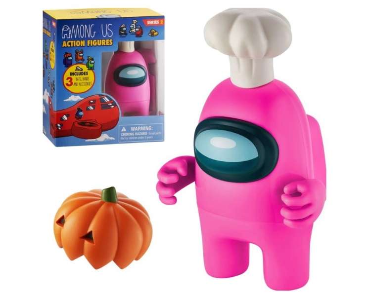 Among Us - Actionfigures - 1-pak - Box with Windows S2 - Pink