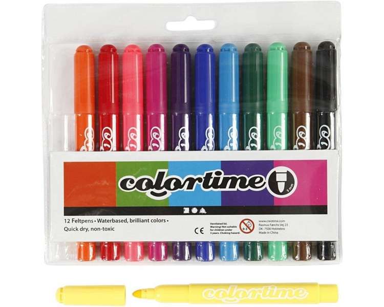 Colortime - Marker 5 mm - 12 pcs (37330)