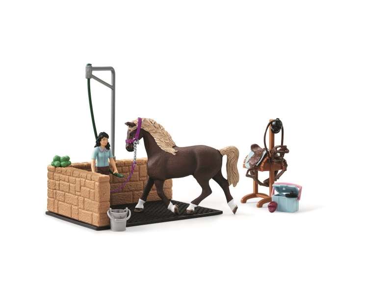 Schleich - Horse Club - Washing area with Emily & Luna (42438)