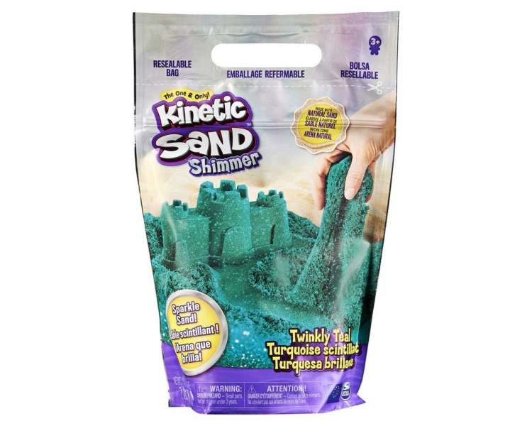 Kinetic Sand - Glitter Sand - Teal (6060801)