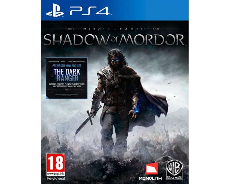 Middle-earth: Shadow of Mordor Juego para Consola Sony PlayStation 4 , PS4