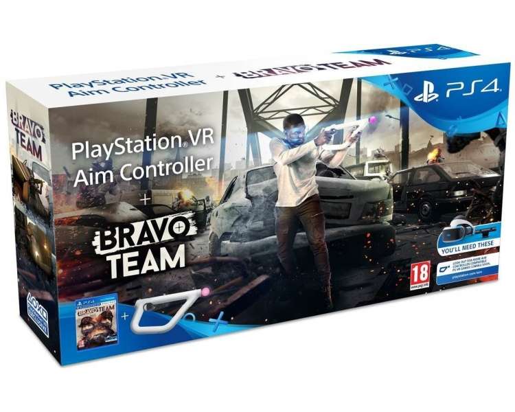 Bravo Team (VR) with Aim Controller Juego para Consola Sony PlayStation 4 , PS4