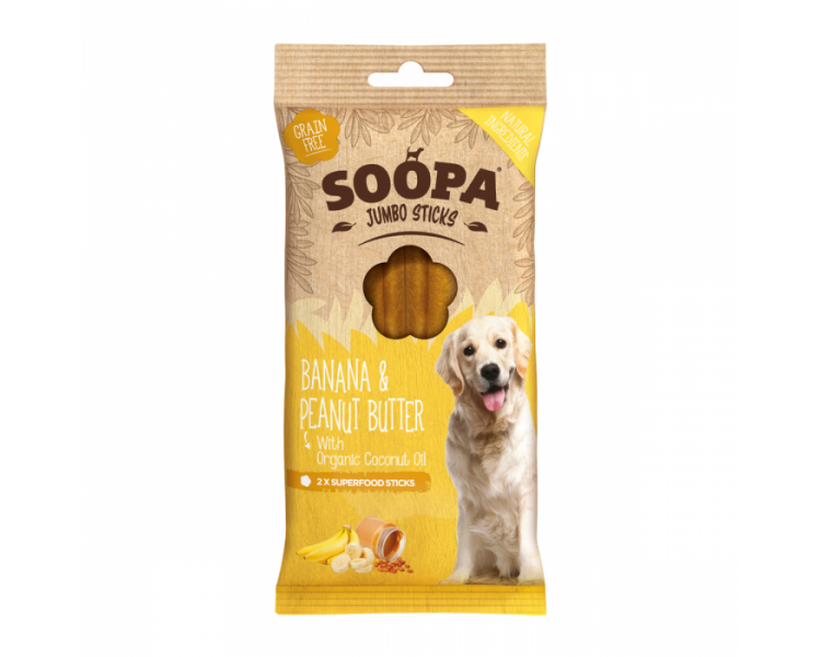 SOOPA - Jumbo Sticks Banana & Peanut Butter 170g - (SO920784)