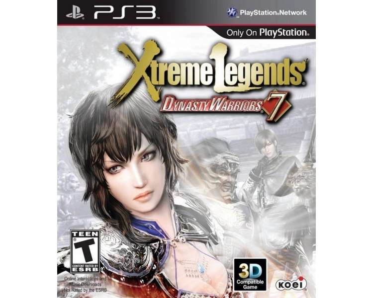 Dynasty Warriors 7: Xtreme Legends Juego para Consola Sony PlayStation 3 PS3